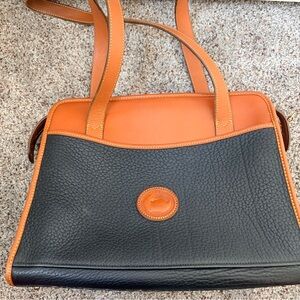 Dooney and Bourke rare vintage all weather leather shoulder bag